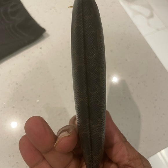 Celine card and card pouch in triomphe black canvas - Picture 5 of 8